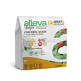 ALLEVA HOLISTIC ADULT & STERILIZED CAT CHICKEN & DUCK беззерновой для взрослых кошек с курицей, уткой, алоэ вера и женьшенем (0,4 кг)