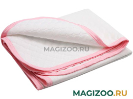 Пеленка многоразовая впитывающая для животных VitaVet четырехслойная розовая 40 х 60 см (1 шт)