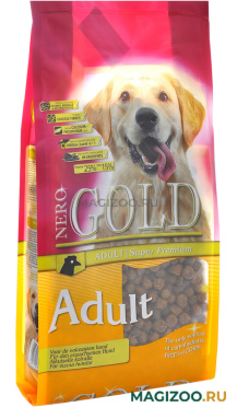 Сухой корм NERO GOLD DOG ADULT для взрослых собак с курицей и рисом (12 кг)