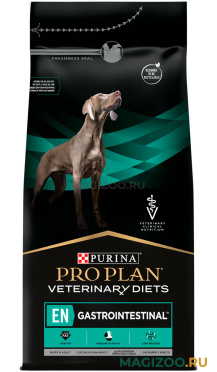 Сухой корм PRO PLAN VETERINARY DIETS EN GASTROINTESTINAL для взрослых собак при расстройствах пищеварения (1,5 кг)