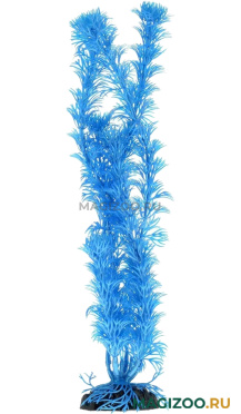 Растение для аквариума пластиковое Кабомба синий металлик, BARBUS, Plant 020 (20 см)