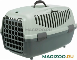 Бокс транспортный для животных Trixie Be Eco Capri 3 S  антрацит /серо-зеленый 40 х 38 х 61 см (1 шт)