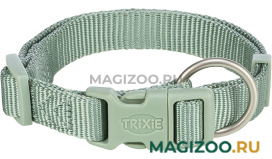 Ошейник для собак Trixie Premium S нейлон шалфей 15 мм 25 – 40 см (1 шт) 