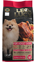 LEO&LUCY HOLISTIC для взрослых собак всех пород с индейкой, ягодами и биодобавками (1,6 кг)