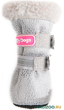 FOR MY DOGS сапоги для собак зимние серые FMD679-2021 (0)