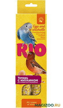 RIO палочки для всех видов птиц с яйцом и ракушечником (2 шт)