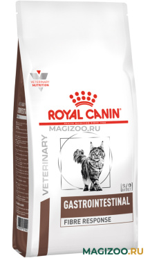 Сухой корм ROYAL CANIN GASTROINTESTINAL FIBRE RESPONSE для взрослых кошек при нарушениях пищеварения, запорах с повышенным содержанием клетчатки (0,35 кг)