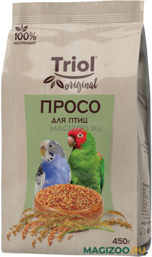 TRIOL ORIGINAL корм для птиц просо (450 гр)