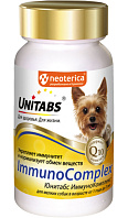 UNITABS IMMUNOCOMPLEX – Юнитабс витаминно-минеральный комплекс для собак мелких пород для укрепления иммунитета с Q10 (100 т)