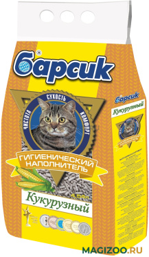 БАРСИК КУКУРУЗНЫЙ наполнитель кукурузный для туалета кошек (4,54 л)