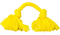 Игрушка для собак Playology Dri Tech Rope канат жевательный с ароматом курицы маленький желтый (1 шт)