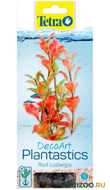 Растение для аквариума пластиковое Людвигия красная Tetra DecoArt Plant S Red Ludwigia 15 см (1 шт) 