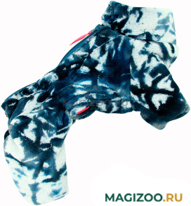 FOR MY DOGS комбинезон-шубка для собак синий для мальчика FW1098-2021 M (22) 
