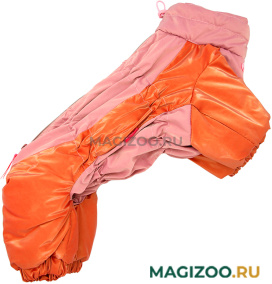 FOR MY DOGS комбинезон для собак оранжевый для девочек FW1088-2021 F (16) 