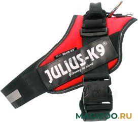 Шлейка для собак Julius-K9 IDC Powerharness 0 красный 14 - 25 кг 58 – 76 см (1 шт)