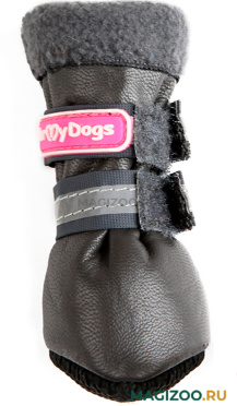 FOR MY DOGS сапоги для собак зимние темно-серые FMD691-2021 (4)