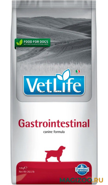 Сухой корм FARMINA VET LIFE CANIN GASTROINTESTINAL для взрослых собак при заболеваниях желудочно-кишечного тракта (12 кг)