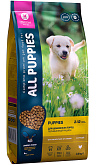 ALL PUPPIES для щенков всех пород, беременных и кормящих сук с курицей (2,2 кг) 
