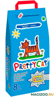 PRETTY CAT NATUREL наполнитель впитывающий для туалета кошек без запаха (4 кг)