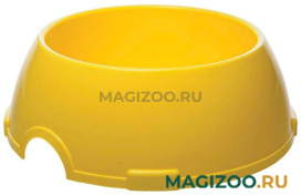 Миска для животных пластиковая Доктор Zoo желтая 0,6 л (1 шт)