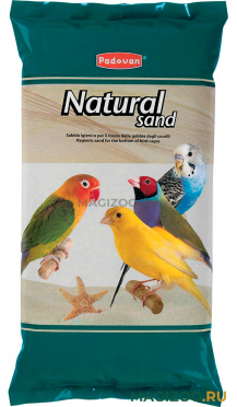 PADOVAN NATURAL SAND наполнитель гигиенический гранулят для дна птичьих клеток (5 кг)