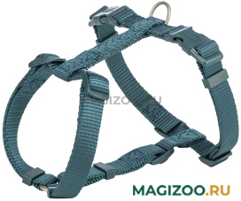 Шлейка для собак Trixie Premium H-Harness XXS–XS нейлон петроль 10 мм 20 – 32 см (1 шт) 