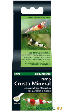 Добавка минеральная для аквариумов с пресноводными креветками, раками и крабами Dennerle Nano Crusta Mineral 35 гр (1 шт)