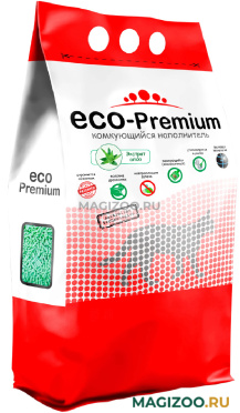 ECO-PREMIUM АЛОЭ наполнитель древесный комкующийся для туалета кошек с ароматом алоэ (1,9 кг) 