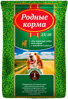 РОДНЫЕ КОРМА гипоаллергенный для взрослых собак всех пород с ягненком и рисом 24/10 (0,409 кг)