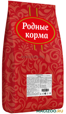 Сухой корм РОДНЫЕ КОРМА для взрослых собак крупных пород с индейкой и овощами (12 кг)