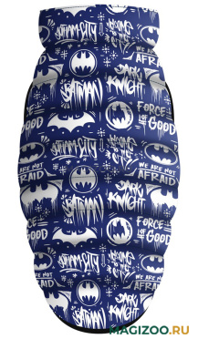 Куртка для собак Collar WauDog DC Comics Бэтмен сине-белая (XS22)