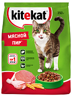 KITEKAT МЯСНОЙ ПИР для взрослых кошек  (0,35 кг)