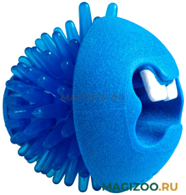 Игрушка для собак Rogz Fred Treat Ball мяч для лакомств массажный средний синий FR02B (1 шт)