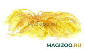 Декор для аквариума Коралл силиконовый Vitality желто-красный 4,5 х 4,5 х 12 см (1 шт)