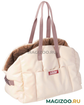 Сумка переноска для собак и кошек Xody Автосумка 3 в 1 № 2 кожа кремовая 45 х 45 х 37 см (1 шт)