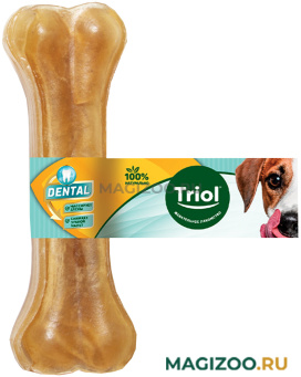 Лакомство TRIOL DENTAL для собак косточка жевательная 10 см (1 шт)