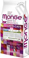 MONGE CAT SENSITIVE для взрослых кошек при аллергии (10 кг)