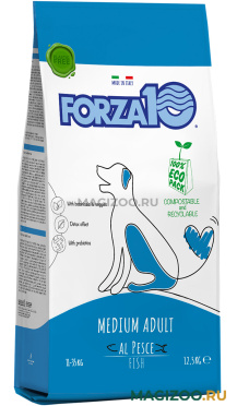 Сухой корм FORZA10 DOG MAINTENANCE ADULT MEDIUM для взрослых собак средних пород с рыбой (12,5 кг)