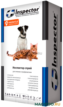 INSPECTOR спрей для собак и кошек против внутренних и внешних паразитов (100 мл)