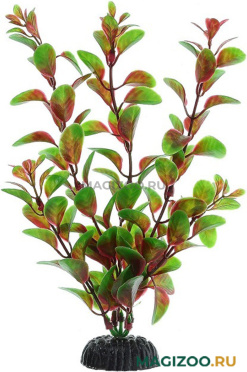 Растение для аквариума пластиковое Людвигия красная, BARBUS, Plant 006 (20 см)