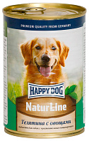 HAPPY DOG NATUR LINE для взрослых собак с телятиной и овощами (410 гр)