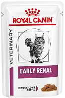 ROYAL CANIN EARLY RENAL FELINE для взрослых кошек при хронической почечной недостаточности в ранней стадии в соусе пауч (85 гр)