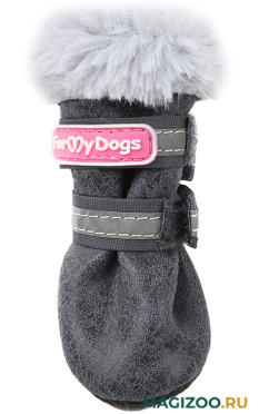 FOR MY DOGS сапоги для собак зимние серые FMD659-2020 Grey (5) 