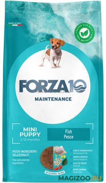 Сухой корм FORZA10 DOG MAINTENANCE MINI PUPPY для щенков маленьких пород с рыбой (2 кг)