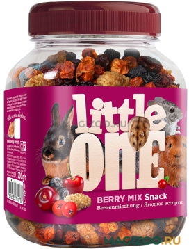 Little One Berry Mix Snack лакомство для всех видов грызунов Ягодное ассорти 180 гр (1 шт)