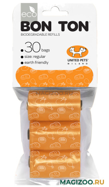 Пакеты гигиенические United Pets Refill для уборки фекалий собак уп. 3 шт оранжевые (1 шт)