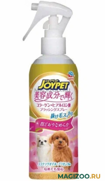 Спрей для собак и кошек Premium Pet Japan против колутнов с функцией усилнения блеска шерсти с коллагеном 220 мл (1 шт)