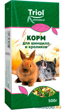 TRIOL STANDARD корм для шиншилл и кроликов (500 гр)