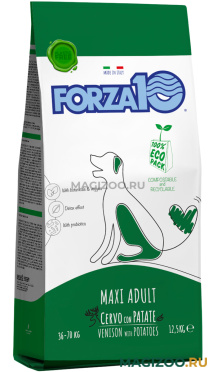 Сухой корм FORZA10 DOG MAINTENANCE ADULT MAXI д взрослых собак крупных пород с олениной и картофелем (12,5 кг)