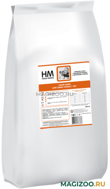 Сухой корм НАША МАРКА для пожилых собак всех пород старше 7 лет с цыпленком и рисом (15 кг) 